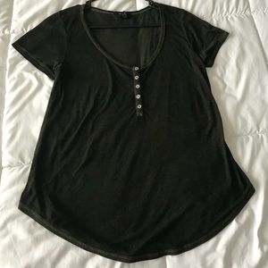 Flowy Scoop Neck Tee